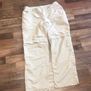 4/$25 The North-face hiking fishing zip off pants Size 14 Ladies